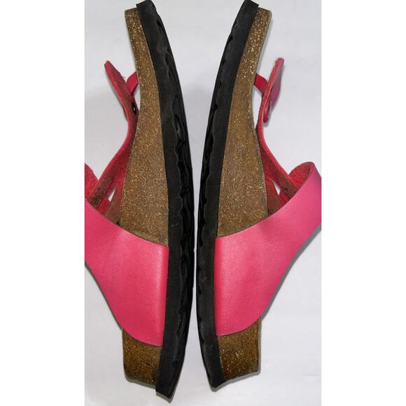 Birkenstock Betula Gizeh Birko-Flor Shiny Pink Sandals Thong Womens Size 6 - Picture 6 of 8